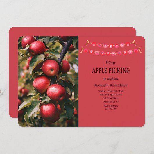 Apple Tree Kaart (Voorkant / Achterkant)