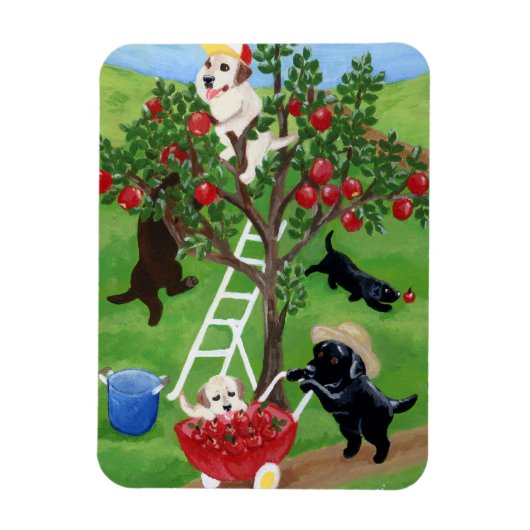 Apple Tree Labradors Magneet (Verticaal)