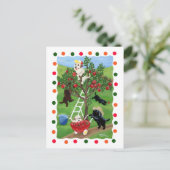 Apple Tree Labradors (punt) Briefkaart (Staand voorkant)