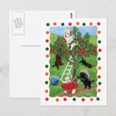 Apple Tree Labradors (punt) Briefkaart (Voorkant / Achterkant)