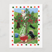Apple Tree Labradors (punt) Briefkaart (Voorkant)