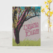 Apple Tree L'shana Tovah card Kaart (Gele Bloem)