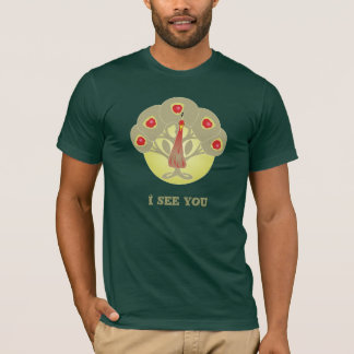 Apple Tree of Face of Peacock Shirt