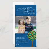 Apple Tree Rosh Hashanah-fotokaart Feestdagenkaart (Voorkant / Achterkant)