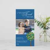 Apple Tree Rosh Hashanah-fotokaart Feestdagenkaart (Staand voorkant)