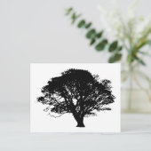 Apple Tree Silhouette Briefkaart (Staand voorkant)