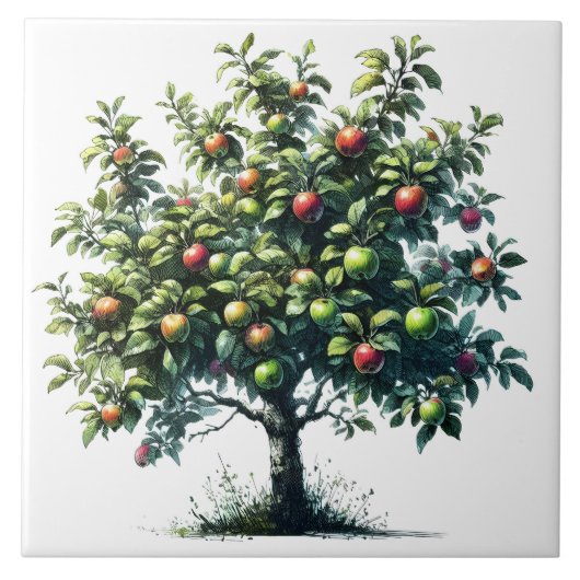 Apple Tree Tegeltje (Voorkant)