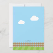 Apple Tree-uitnodiging Kaart (Achterkant)