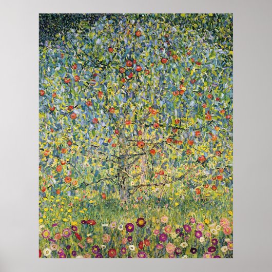 Apple Tree van Gustav Klimt Poster (Voorkant)