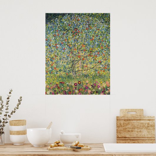 Apple Tree van Gustav Klimt Poster (Keuken)