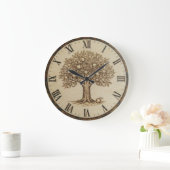 Apple Tree Wall Clock  Grote Klok (Huis)