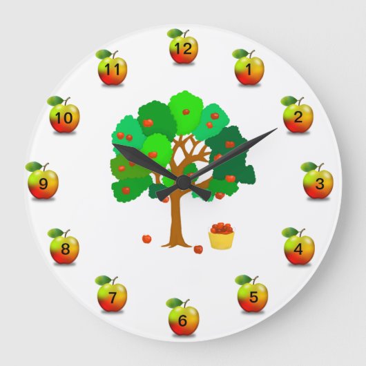 Apple Tree Wall klok (Voorkant)