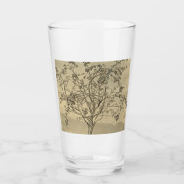 Apple Tree (Waterverf kunst) (van Nicholas Roerich Glas