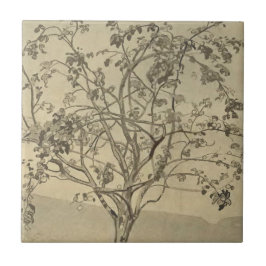 Apple Tree (Waterverf kunst) (van Nicholas Roerich Tegeltje