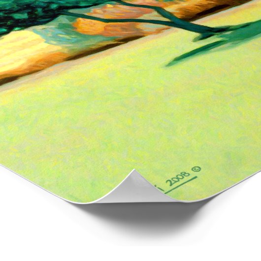 'Apple Trees for Minnie', druk 2008 Poster (Hoek)