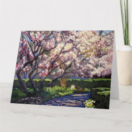 Apple Trees in Bloom Painting Kaart