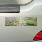 Apple Trees in Bloom (van Claude Monet) Bumpersticker (Op auto)