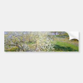 Apple Trees in Bloom (van Claude Monet) Bumpersticker