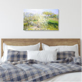Apple Trees in Bloom (van Claude Monet) Canvas Afdruk (Insitu (Slaapkamer))
