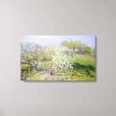 Apple Trees in Bloom (van Claude Monet) Canvas Afdruk (Voorkant)