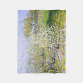 Apple Trees in Bloom (van Claude Monet) Fleece Deken (Voorkant)