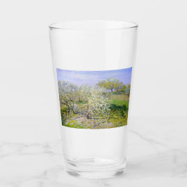 Apple Trees in Bloom (van Claude Monet) Glas