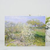 Apple Trees in Bloom (van Claude Monet) Kaart (Staand voorkant)