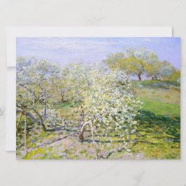 Apple Trees in Bloom (van Claude Monet) Kaart