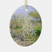 Apple Trees in Bloom (van Claude Monet) Keramisch Ornament (Rechts)