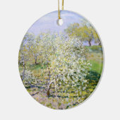 Apple Trees in Bloom (van Claude Monet) Keramisch Ornament (Links)
