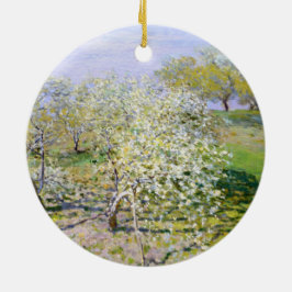 Apple Trees in Bloom (van Claude Monet) Keramisch Ornament