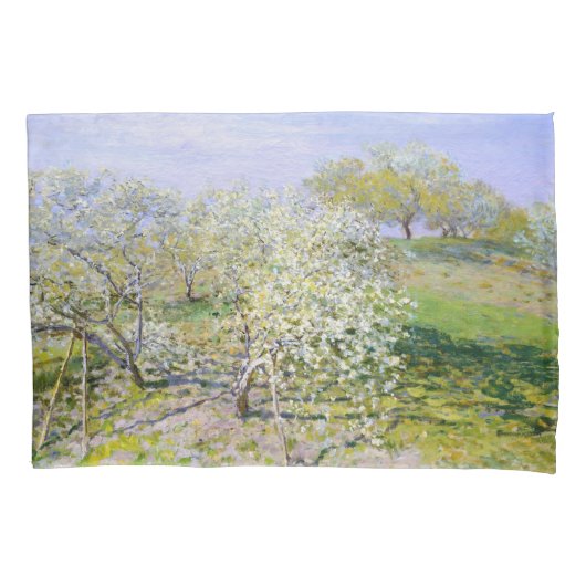 Apple Trees in Bloom (van Claude Monet) Kussensloop (Voorkant-Links)
