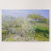 Apple Trees in Bloom (van Claude Monet)