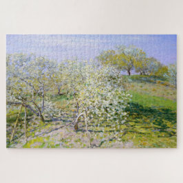 Apple Trees in Bloom (van Claude Monet) Legpuzzel