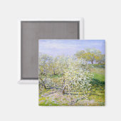 Apple Trees in Bloom (van Claude Monet) Magneet (Voorkant / Achterkant)