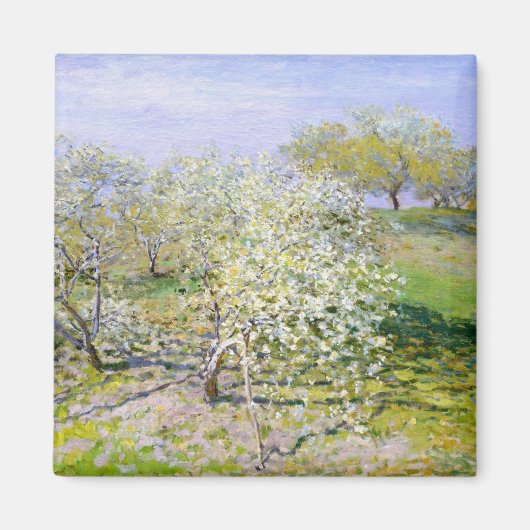 Apple Trees in Bloom (van Claude Monet) Magneet (Voorkant)
