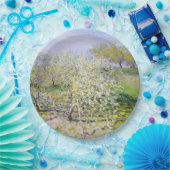 Apple Trees in Bloom (van Claude Monet) Papieren Bordje (Feest)