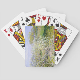Apple Trees in Bloom (van Claude Monet) Pokerkaarten