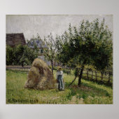 Apple Trees in Eragny | Sunny Morning Poster (Voorkant)