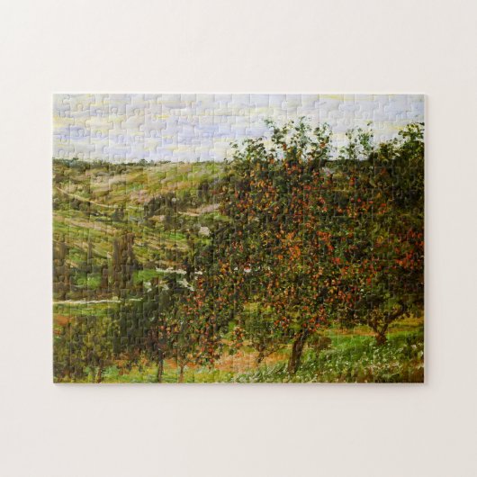 Apple Trees nabij Vetheuil Monet Fine Art Legpuzzel (Horizontaal)
