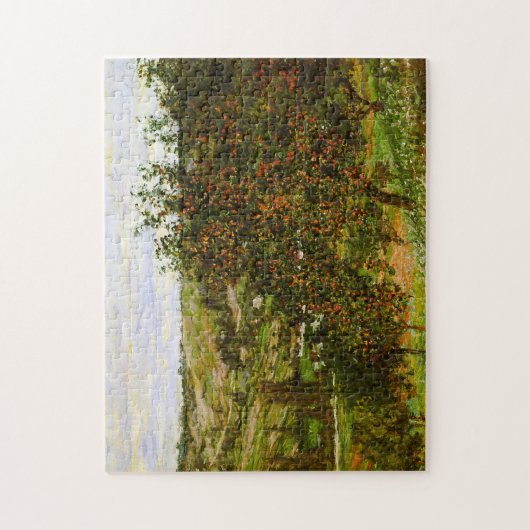 Apple Trees nabij Vetheuil Monet Fine Art Legpuzzel (Verticaal)