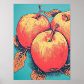 Apple Trio Poster (Voorkant)