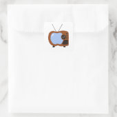Apple TV Vierkante Sticker (Tas)