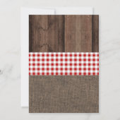 Apple-uitnodiging voor feest kaart (Achterkant)