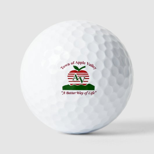 APPLE VALLEY CALIFORNIË GOLFBALLEN (Voorkant)