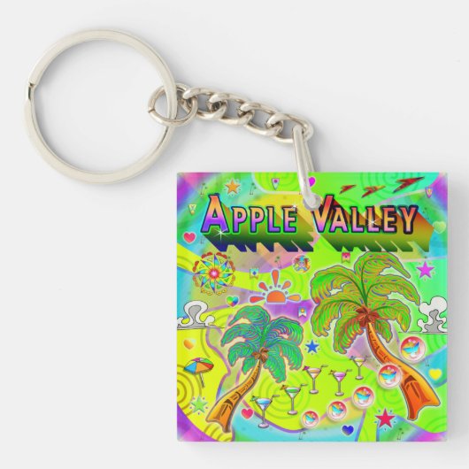 Apple Valley Mind Focus Sleutelhanger (Voorkant)