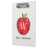 Apple van leraar klembord (Links)