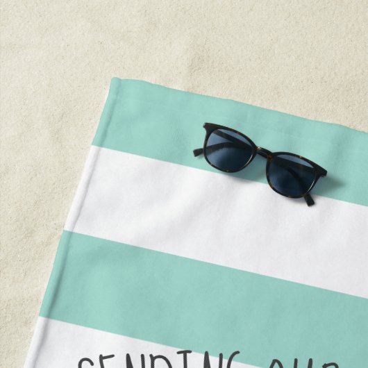 Apple van leraar | Naam Gepersonaliseerd Bedankt Strandlaken (In situ)