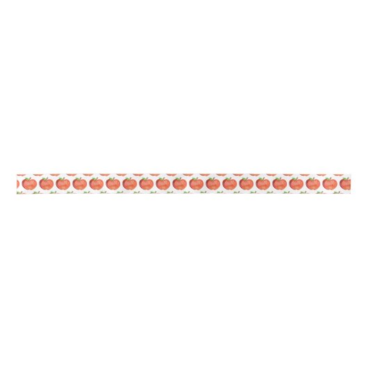 Apple van leraar satijnen lint (Voorkant)