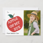 Apple van mijn Eye Classroom Foto Valentijnsdag Ho Feestdagenkaart (Voorkant)